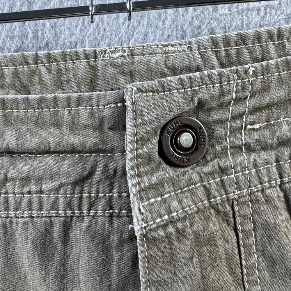 Kuhl Shorts Mens 40 Beige Cargo Cotton Nylon Blend Outdoor Work Hiking Camping - Picture 2 of 16